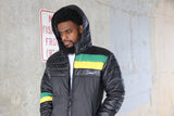 Seven12 Puffer Negro Brillo/Negro Mate