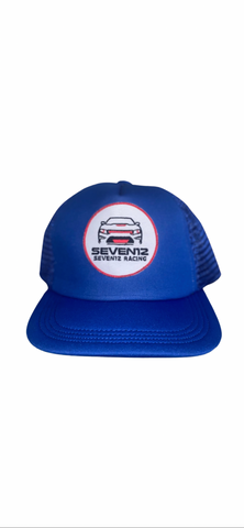 Seven12 Racing Trucker Hat Royal Blue