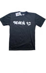 Seven12 Graffiti TShirt Black