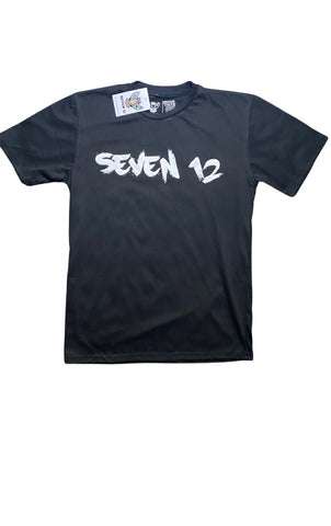 Seven12 Graffiti TShirt Black